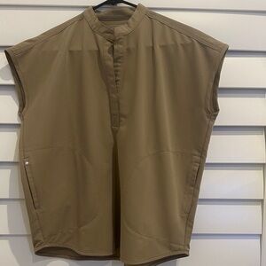 Figs Women's Dark Taupe Rafaela Scrub Top